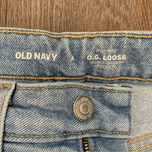 Old Navy High Rise O.G. Loose Jeans Size 4 - Picture 4 of 7